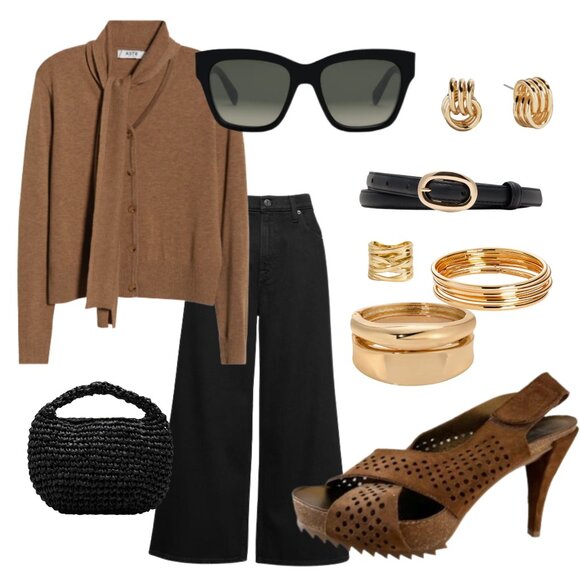 Pedro Garcia Tobacco Suede Cross Strap Platform Sandal | 4.25” Heel | Size 8.5 - Picture 12 of 15